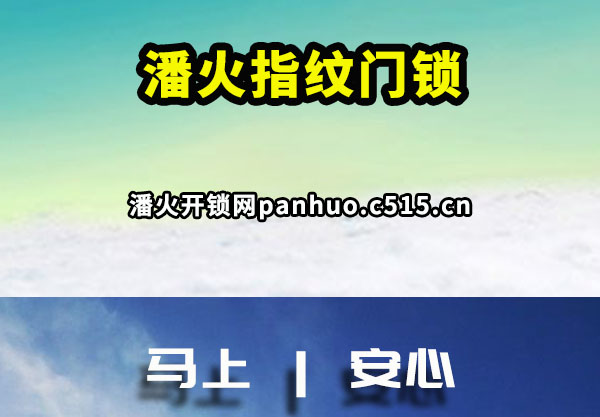 潘火指纹门锁